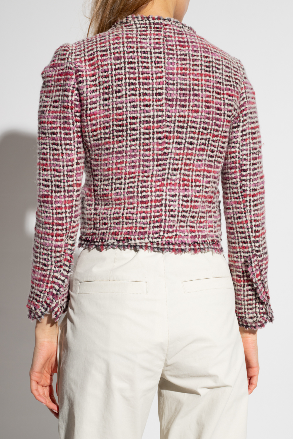 Pink 'Pully' tweed jacket Isabel Marant - Vitkac Canada